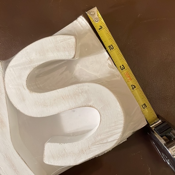 NEW Adams & Co “ALWAYS” Home Decor Letter Block - Picture 3 of 7